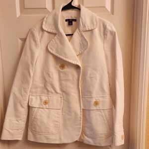 GAP Factory Women's Cream Pea Coat